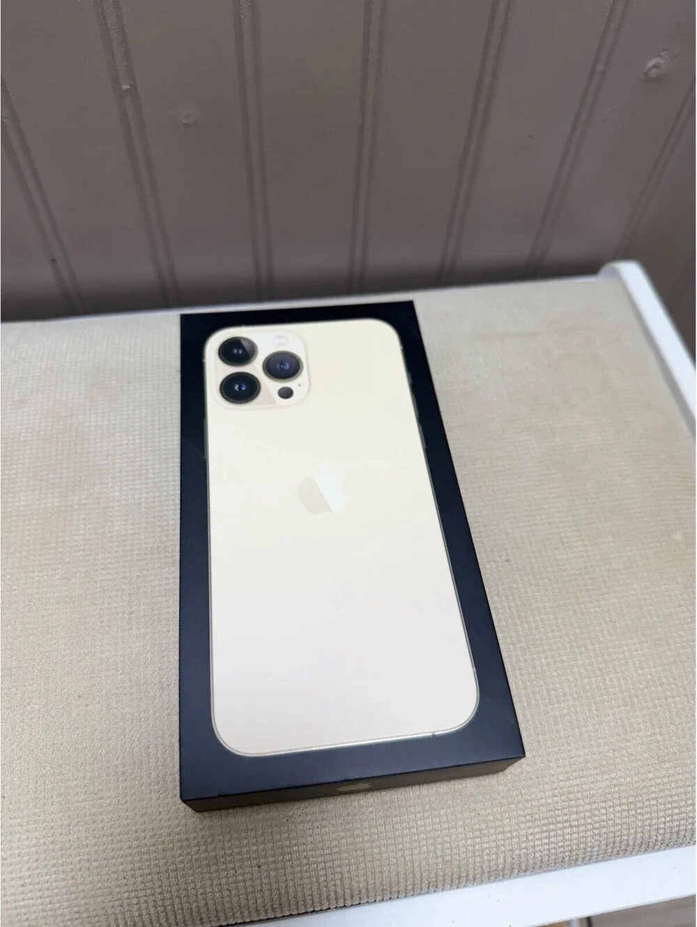 iPhone 13 Pro Max Empty Box Only Original Gold 256GB cellphone Box